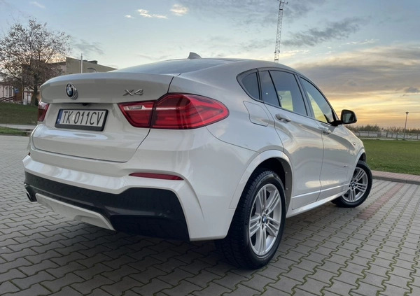 BMW X4 cena 104400 przebieg: 164545, rok produkcji 2015 z Kielce małe 562